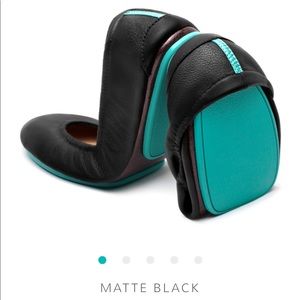Matte Black Tieks Flats